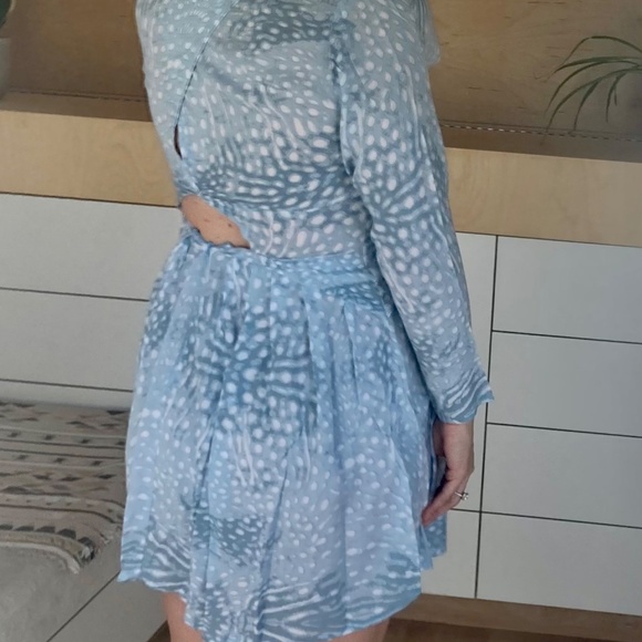 Tallow Small Blue Mini Dress - Picture 2 of 7